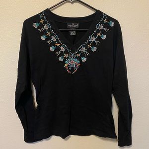 Carol Little Beaded Western Shirt